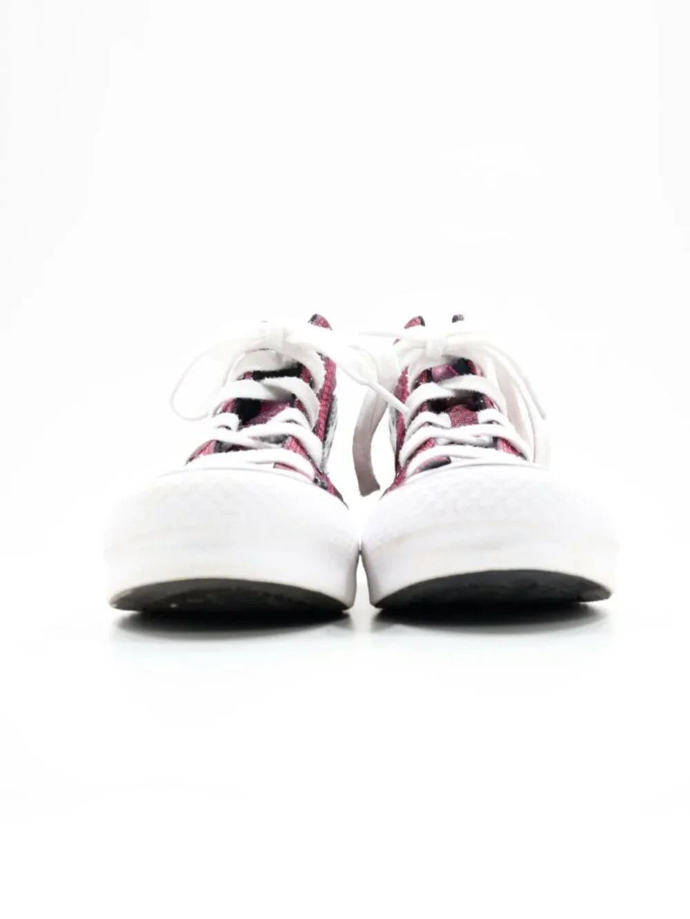 Converse Chuck Taylor All Star Lift Red Sparkle High Top Sneakers - Kids 11